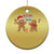 Funny Xmas Dirty Gingerbread Christmas Ornament Shut Up Gingerbread Just Broken Feet - Wonder Print Shop