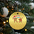 Funny Xmas Dirty Gingerbread Christmas Ornament Shut Up Gingerbread Just Broken Feet - Wonder Print Shop