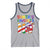 Funny Christmas LGBT Tank Top Santas Favorite Ho Rainbow