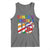 Funny Christmas LGBT Tank Top Santas Favorite Ho Rainbow