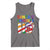 Funny Christmas LGBT Tank Top Santas Favorite Ho Rainbow