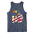 Funny Christmas LGBT Tank Top Santas Favorite Ho Rainbow