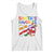 Funny Christmas LGBT Tank Top Santas Favorite Ho Rainbow