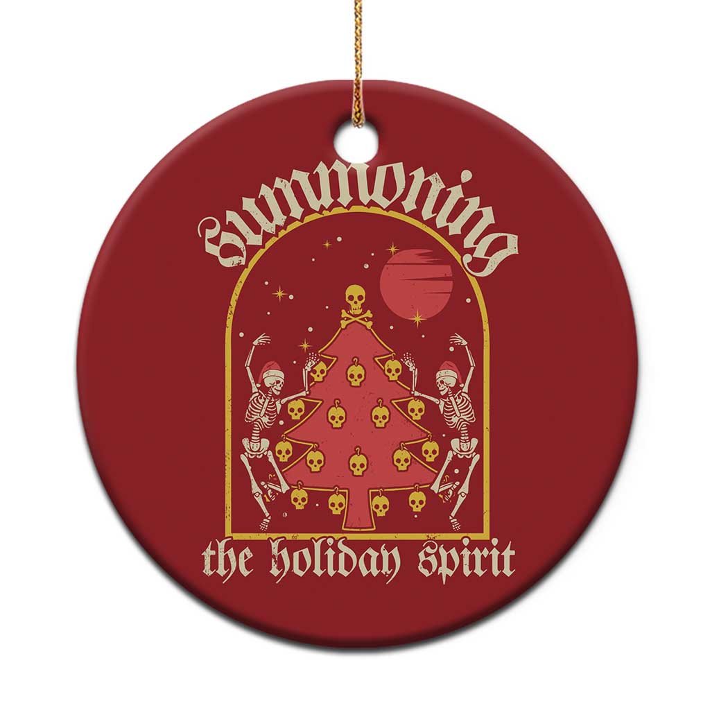 Gothic Xmas Christmas Ornament Summoning Holiday Spirit Skeleton Christmas Tree - Wonder Print Shop