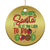 Funny Xmas Christmas Ornament Deer Santa Is It Too Late To Be Good - Wonder Print Shop