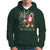 Christmas Hoodie Merry Swishmas Santa Baseketball Player - Wonder Print Shop