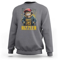 Funny Meme Rizzler Cat Sweatshirt