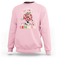 Light pink sweatshirt with “You Make the Whole Class Shimmer” retro teacher graphic