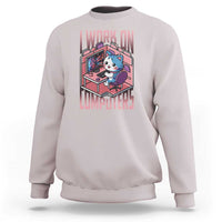 Funny Programmer Sweatshirt I Work On Computers Japan Anime Cat