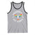 Funny Halloween LGBT Tank Top Possessed By Gay Demon Rainbow Bat