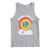 Funny Halloween LGBT Tank Top Ride With Pride Witch Rainbow