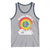 Funny Halloween LGBT Tank Top Ride With Pride Witch Rainbow