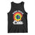 Funny Halloween LGBT Tank Top Ride With Pride Witch Rainbow