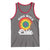 Funny Halloween LGBT Tank Top Ride With Pride Witch Rainbow