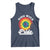 Funny Halloween LGBT Tank Top Ride With Pride Witch Rainbow