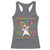 Funny Hanukkah Racerback Tank Top Jewnicorn Jewish Unicorn Rainbow