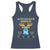 Funny Hanukkah Racerback Tank Top Jewdolph Jewish Reindeer Menorah