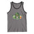 St Patrick's Day Tank Top Irish Beer Funny Skeleton Drinking