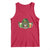 St Patrick's Day Tank Top Irish Beer Funny Skeleton Drinking