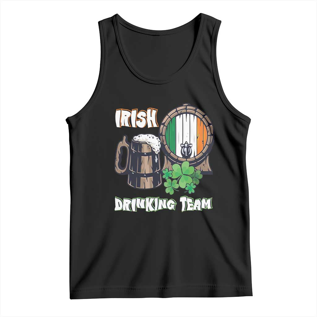 St Patrick's Day Tank Top Beer Drinking Team Ireland Flag