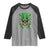 St Patrick's Day Raglan Shirt Irish Sugar Skull Lucky Shamrocks Hat