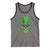 St Patrick's Day Tank Top Irish Sugar Skull Lucky Shamrocks Hat