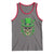 St Patrick's Day Tank Top Irish Sugar Skull Lucky Shamrocks Hat