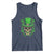 St Patrick's Day Tank Top Irish Sugar Skull Lucky Shamrocks Hat