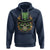 St. Patrick's Day Hoodie Irish Sugar Skull Lucky Hat Shamrocks - Wonder Print Shop