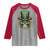 St Patrick's Day Raglan Shirt Irish Sugar Skull Lucky Hat Shamrocks