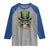 St Patrick's Day Raglan Shirt Irish Sugar Skull Lucky Hat Shamrocks