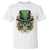 St. Patrick's Day T Shirt Irish Sugar Skull Lucky Hat Shamrocks - Wonder Print Shop