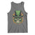 St Patrick's Day Tank Top Irish Sugar Skull Lucky Hat Shamrocks