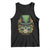 St Patrick's Day Tank Top Irish Sugar Skull Lucky Hat Shamrocks