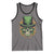 St Patrick's Day Tank Top Irish Sugar Skull Lucky Hat Shamrocks