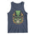 St Patrick's Day Tank Top Irish Sugar Skull Lucky Hat Shamrocks