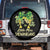 St Patrick's Day Spare Tire Cover Little Miss Shenanigans Coquette Shamrocks