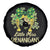 St Patrick's Day Spare Tire Cover Little Miss Shenanigans Coquette Shamrocks