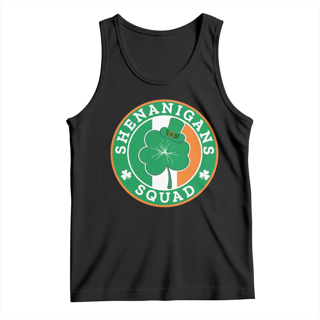 St Patrick's Day Tank Top Shenanigans Squad Funny Matching Group