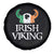 St Patrick's Day Spare Tire Cover Irish Viking Helmet Lucky Shamrocks Ireland Flag