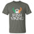 St. Patrick's Day T Shirt Irish Viking Helmet Lucky Shamrocks Ireland Flag - Wonder Print Shop