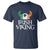 St. Patrick's Day T Shirt Irish Viking Helmet Lucky Shamrocks Ireland Flag - Wonder Print Shop