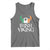 St Patrick's Day Tank Top Irish Viking Helmet Lucky Shamrocks Ireland Flag