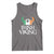 St Patrick's Day Tank Top Irish Viking Helmet Lucky Shamrocks Ireland Flag