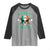 St Patrick's Day Raglan Shirt Irish Viking Skull Lucky Shamrocks Ireland Flag