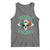 St Patrick's Day Tank Top Irish Viking Skull Lucky Shamrocks Ireland Flag