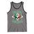 St Patrick's Day Tank Top Irish Viking Skull Lucky Shamrocks Ireland Flag