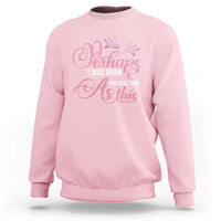 Funny Purim Queen Sweatshirt Perhaps I Was Born For Such Time As This