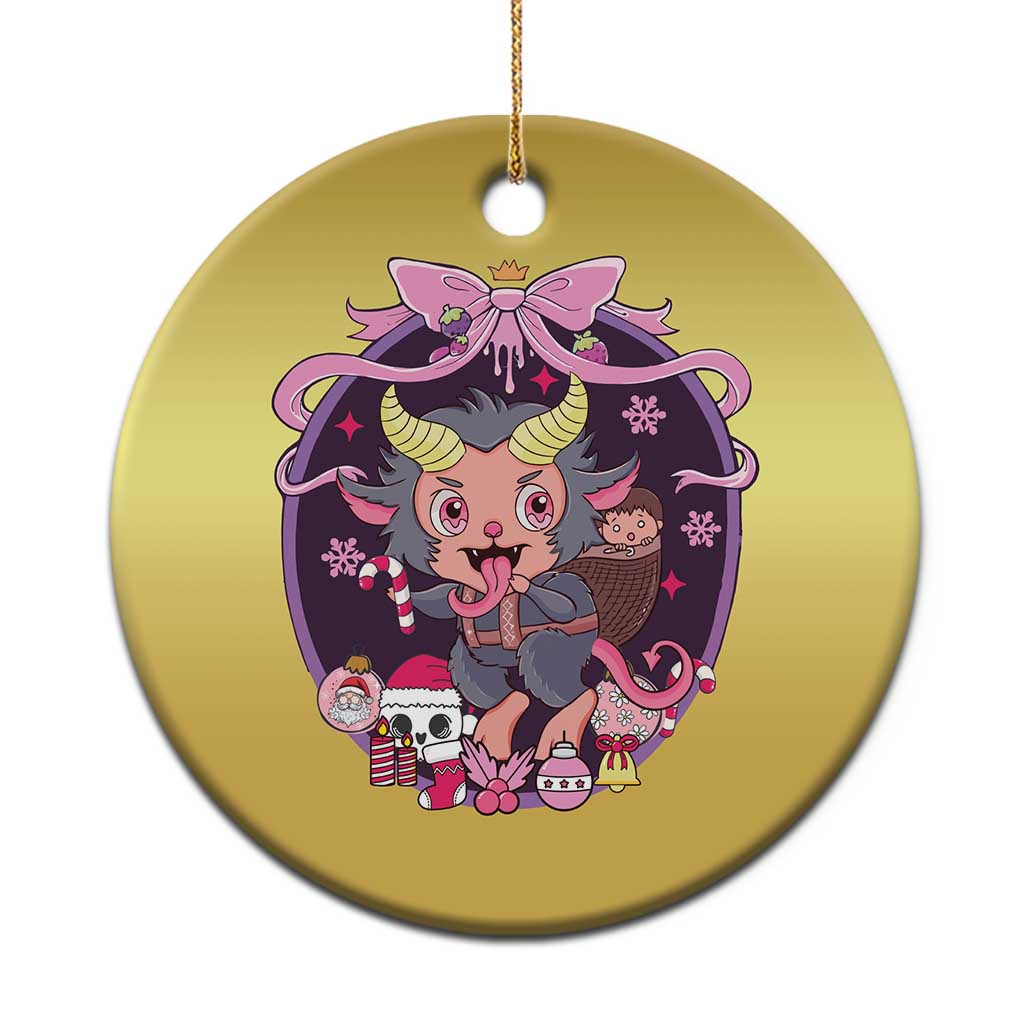 Christmas Kawaii Pastel Krampus Christmas Ornament - Wonder Print Shop