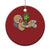 Funny Xmas Christmas Ornament Scary Zombie Gingerbread Krampus Broken Cookie - Wonder Print Shop